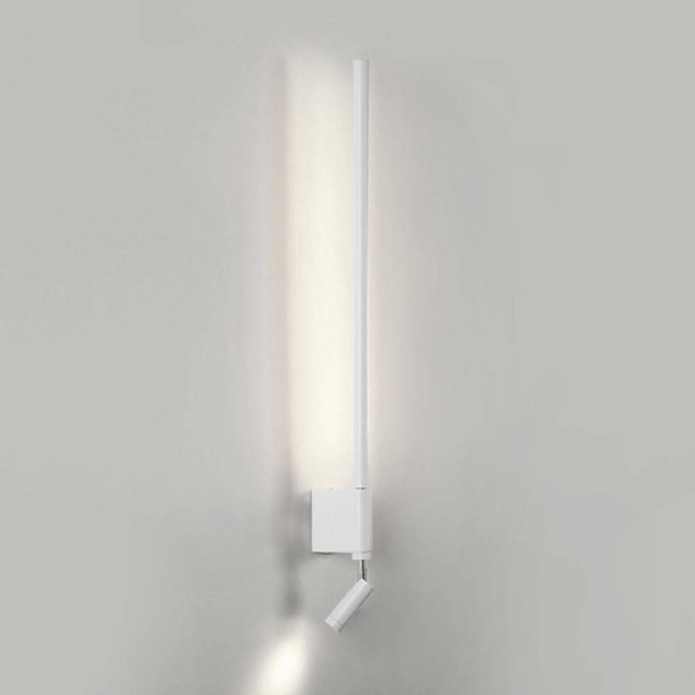 LED Wall Light | LED Sconce with Backlight and Adjustable Spotlight for Bedroom & Living Room