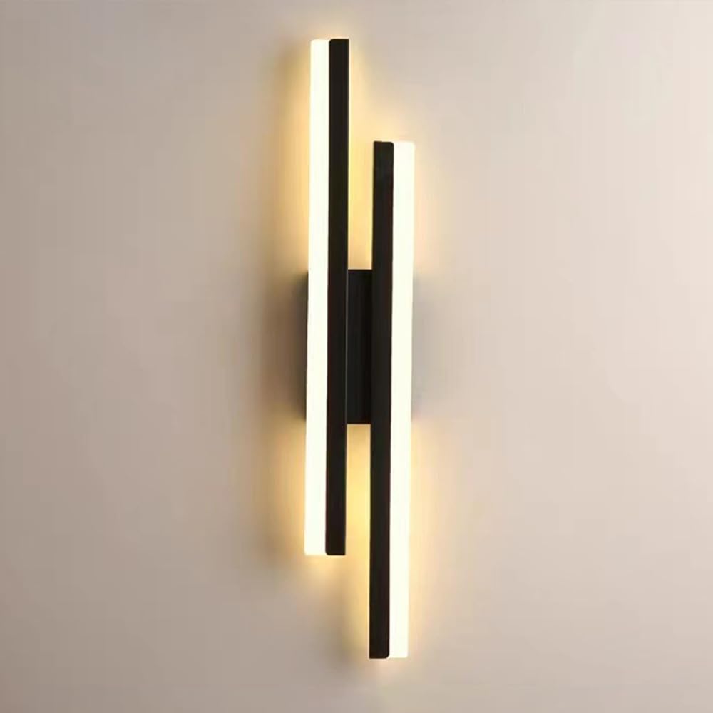 LED Wall Light | Vertical Dual-Bar Light Fixture with 3 Color Modes