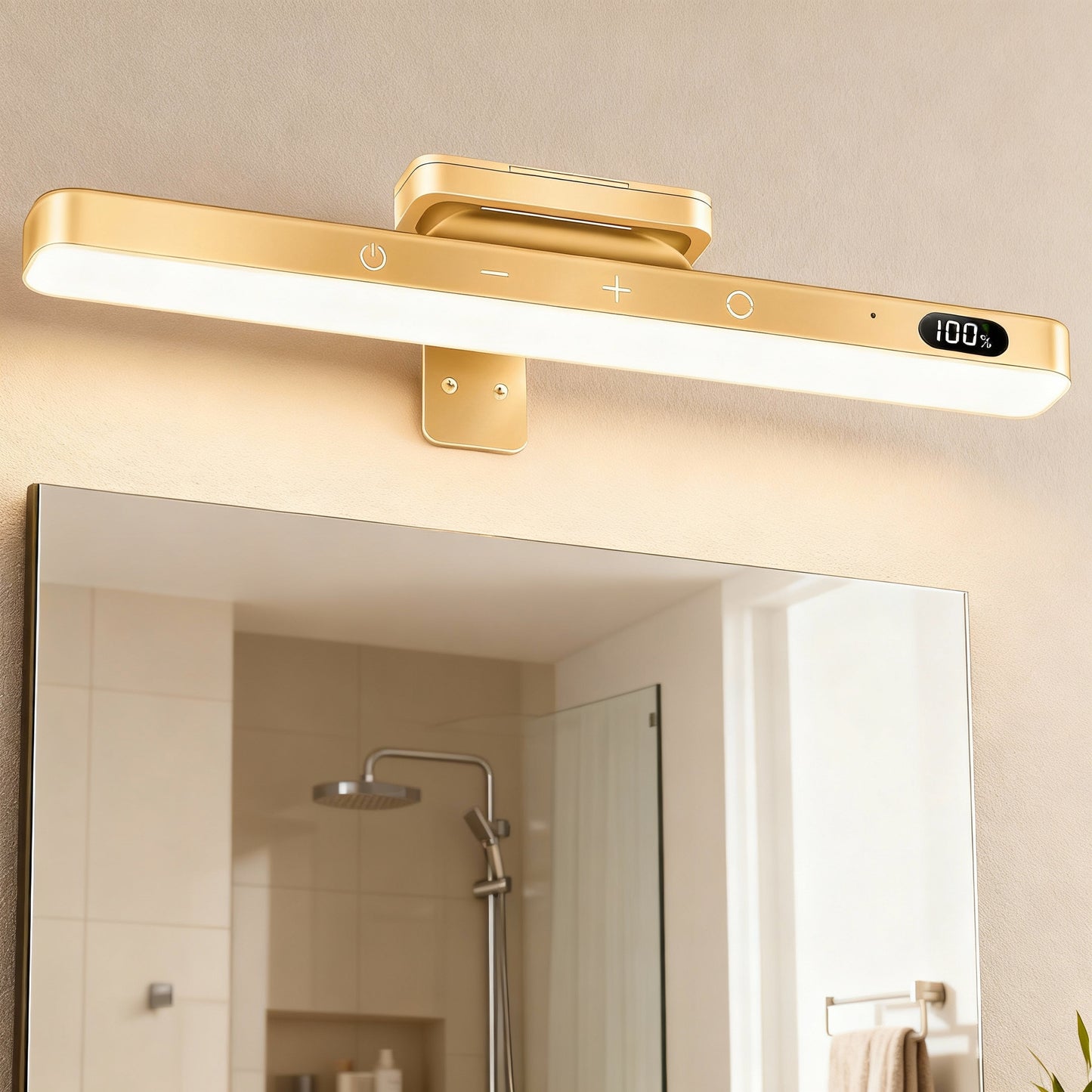 Rechargeable Wall Light | Slim LED Bar with Magnetic Mount and Touch Control