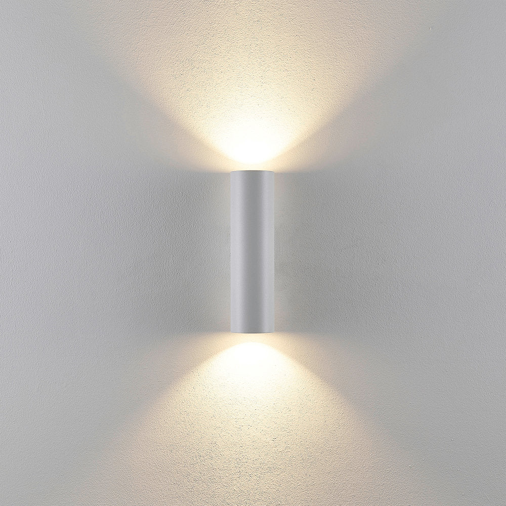 Modern Wall Light | Cylinder Minimalist Up & Down Aluminum Sconce