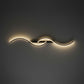 Contemporary LED Wall Light | Curved Aluminum & Silicone Sconce