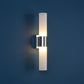 Modern Wall Light | Vertical Double-Ended Glass Tube Sconce