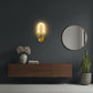 Brass Wall Light | U-Shaped Integrated LED Sconce in Brushed Finish