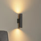 Modern Wall Light | Cylinder Minimalist Up & Down Aluminum Sconce