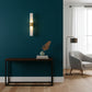 Modern Wall Light | Vertical Double-Ended Glass Tube Sconce