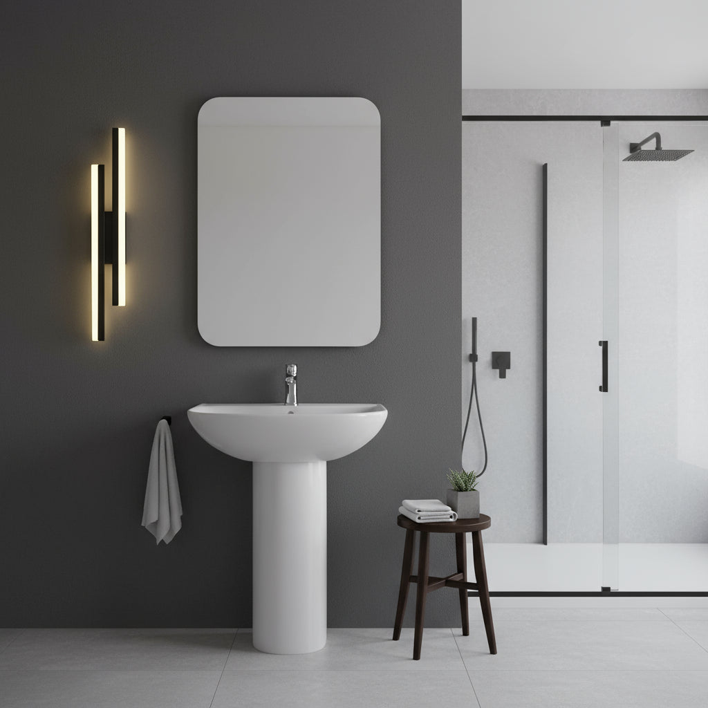 LED Wall Light | Vertical Dual-Bar Light Fixture with 3 Color Modes