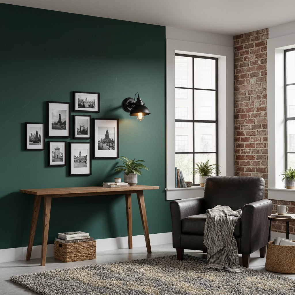 Industrial Wall Light | Vintage Black Iron Sconce with Adjustable Arm