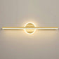 LED Wall Light | Minimalist Bar Sconce with Central Ring Design