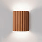Modern Wall Light | Modern Ribbed Resin Cylinder Sconce
