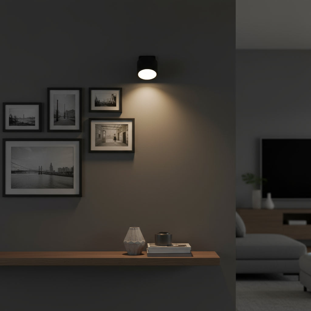 Stick-On Rechargeable Wall Lights | Adjustable RGB Sconce with Remote & Touch Control