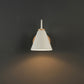 Modern Wall Light | Cone Shade Wall Lamp with Wood Base