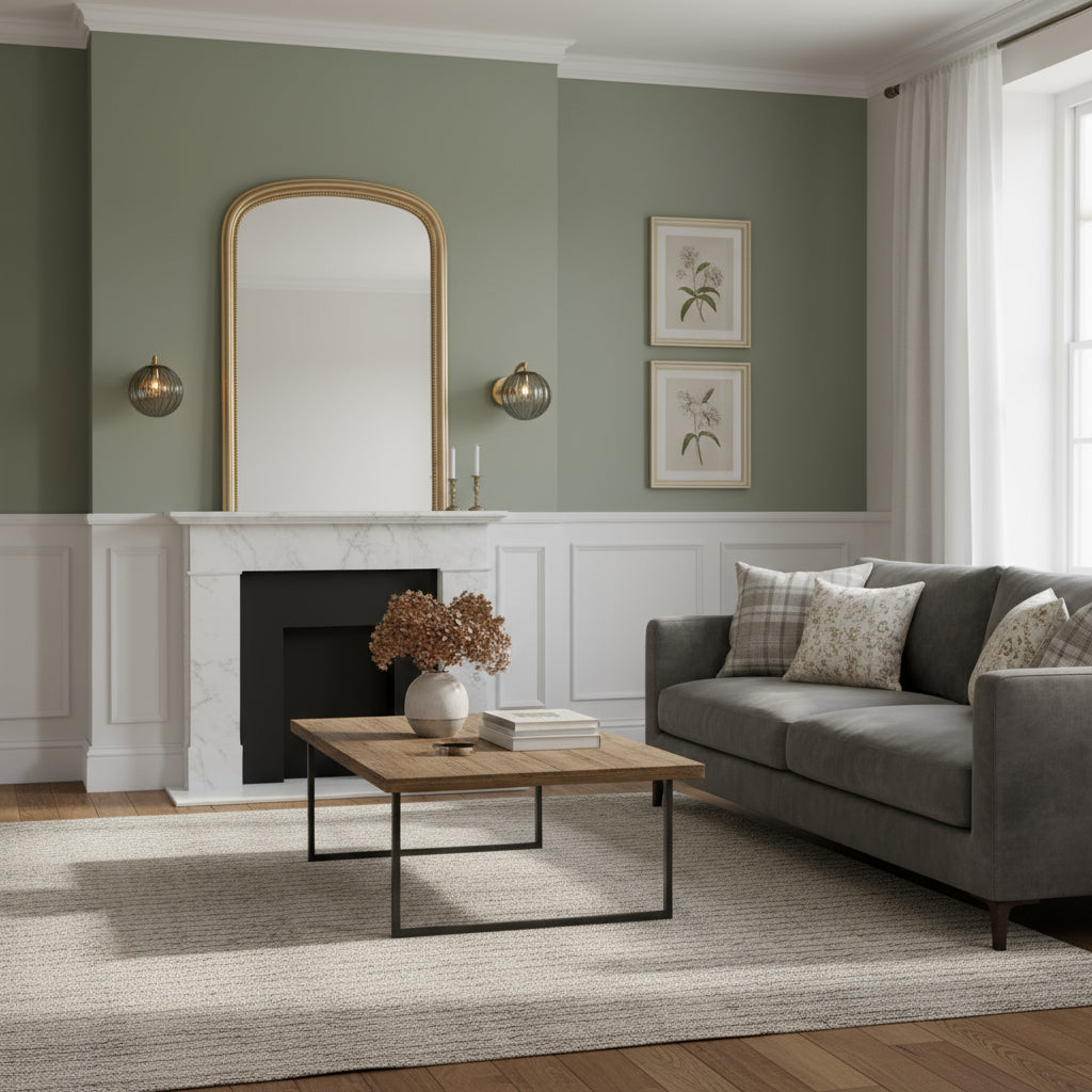 Art Deco Wall Light | Fluted Glass Globe Sconce with Curved Brass Arm