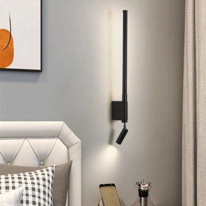 LED Wall Light | LED Sconce with Backlight and Adjustable Spotlight for Bedroom & Living Room