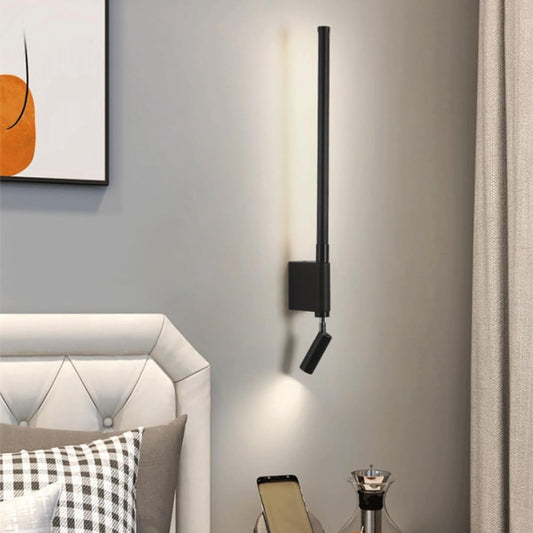 LED Wall Light | LED Sconce with Backlight and Adjustable Spotlight for Bedroom & Living Room