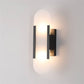 Art Deco Wall Light | Marble Sconce with Brass or Black Finish