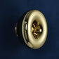 LED Wall Light | Modern Metallic Ring Sconce in Glass & Iron