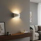 LED Wall Light | Curved Aluminium Up & Down Indoor Sconce