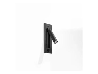 LED Wall Light | Adjustable Cylinder LED Spotlight in Black or White 350° Rotatable