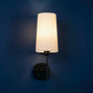 Rechargeable Wall Sconce | White Fabric Shade with Magnetic E26 Bulb