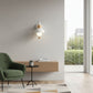 Modern Wall Light | Nordic Macaron Iron & Wood Sconce with Pull Switch