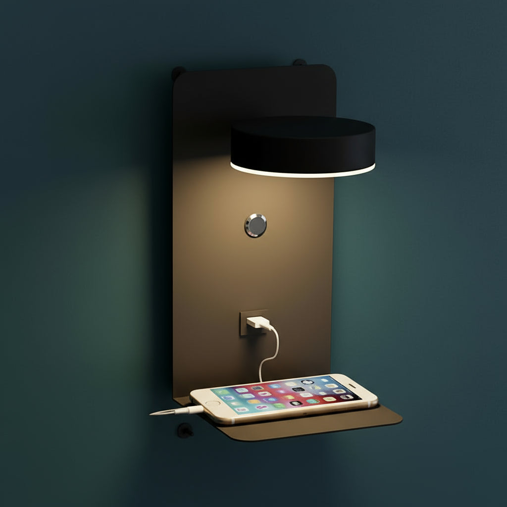 LED Wall Light | Modern Bedside Sconce with 3 Light Modes