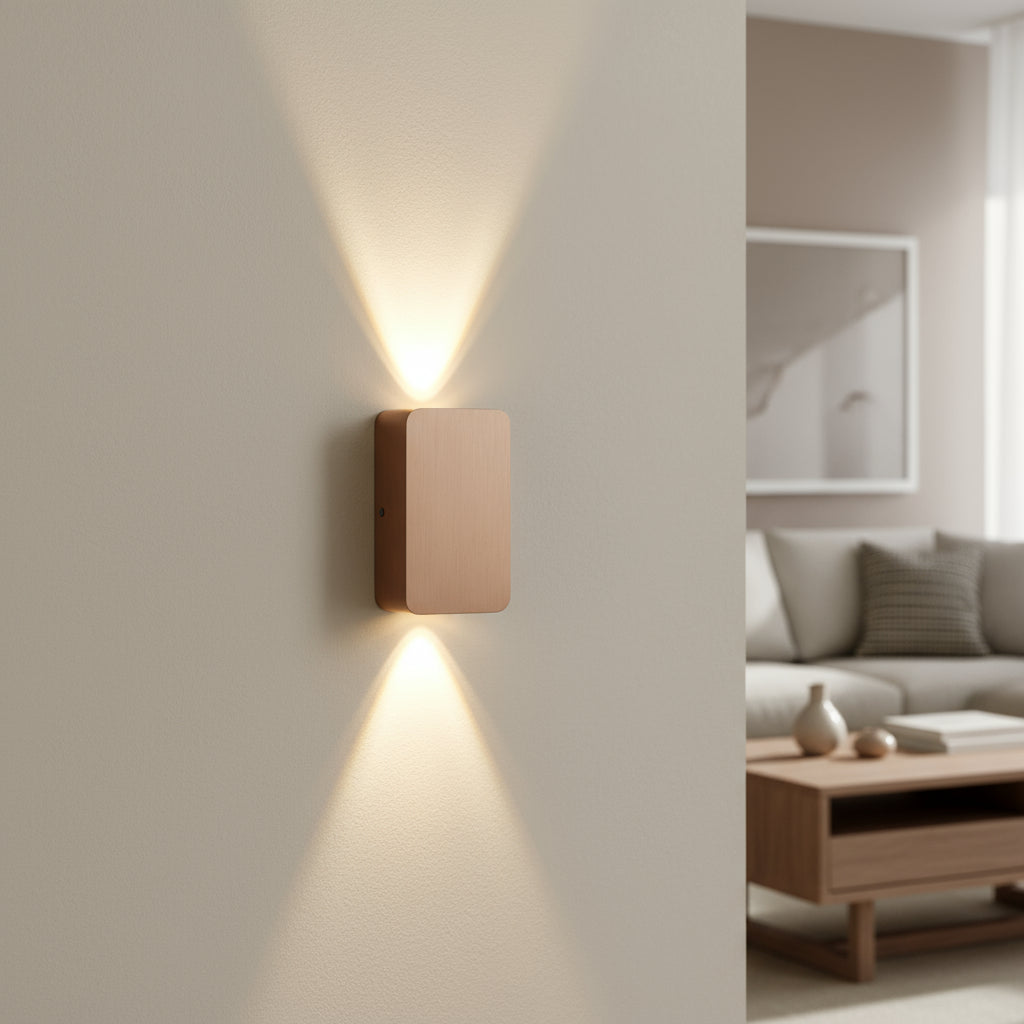 LED Wall Light | Minimalist Aluminum Sconce with Up & Down Glow Waterproof IP65