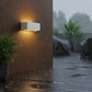 Led Wall Light | Rectangular Waterproof Sconce with Up and Down Lighting