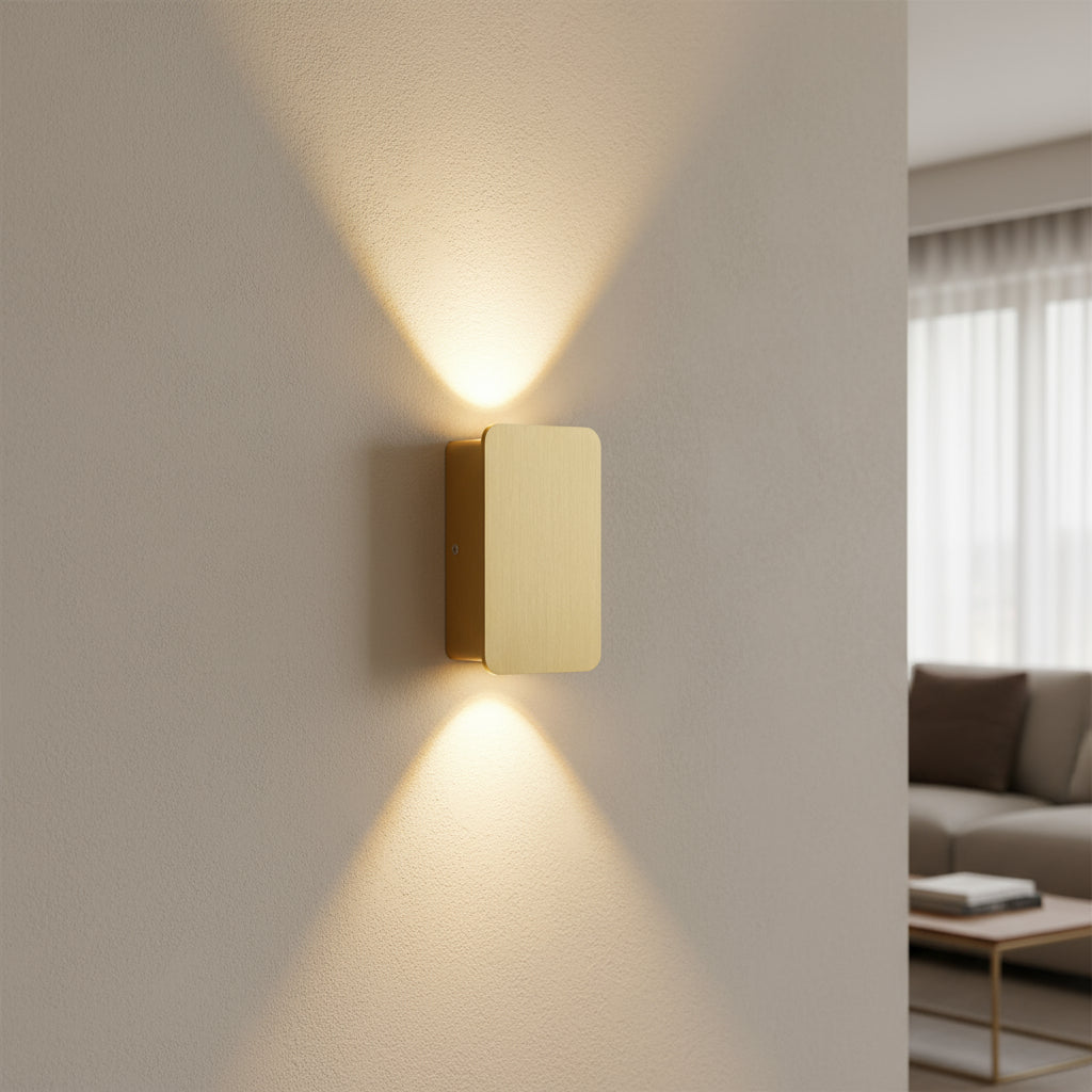 LED Wall Light | Minimalist Aluminum Sconce with Up & Down Glow Waterproof IP65