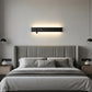 Stick-On Wall Light | Slim Aluminum LED Sconce with Integrated Switch and Adjustable Spotlight in Black or White