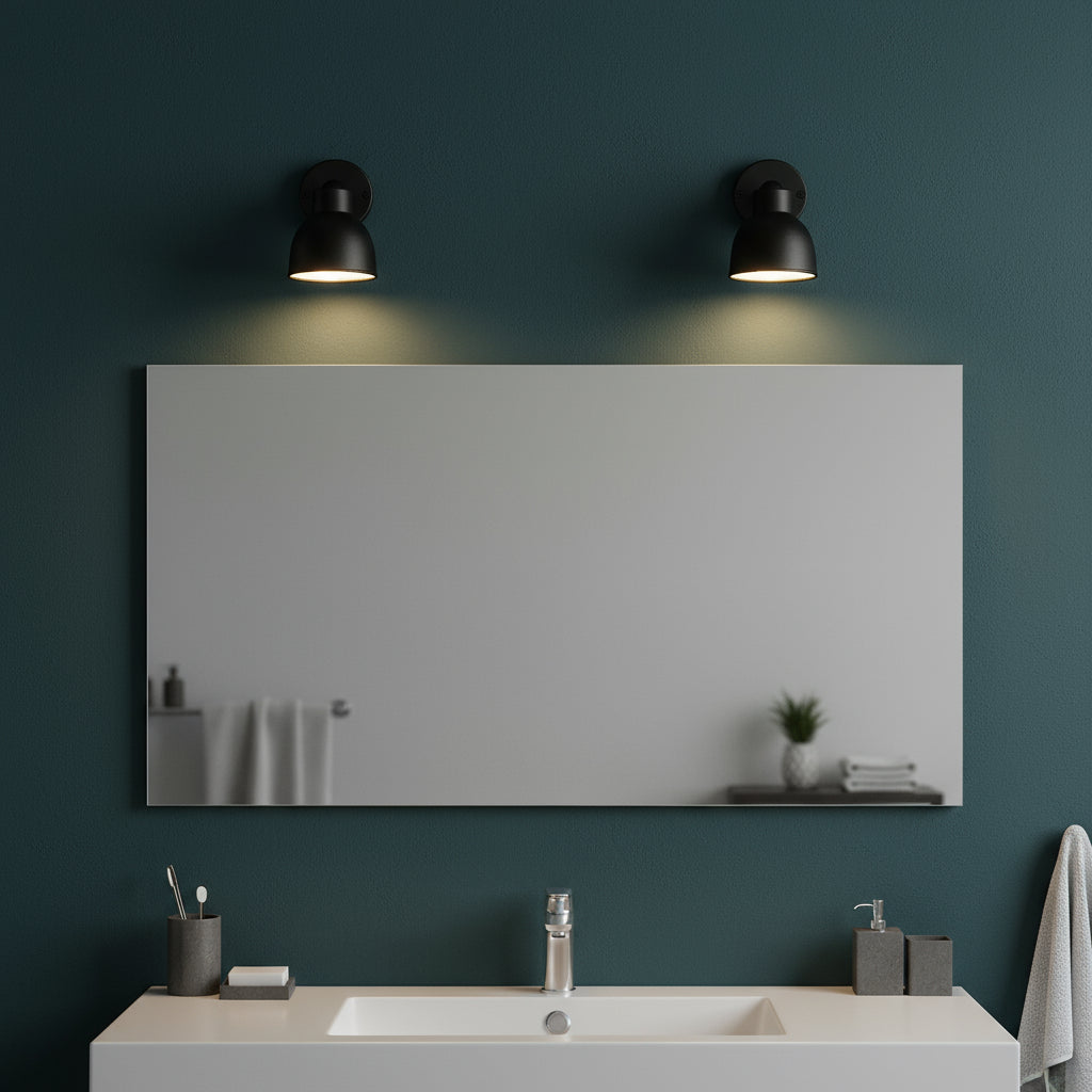 Rechargeable Wall Light | Compact Matte Black Spotlight with Magnetic Mount