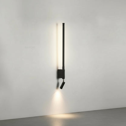 LED Wall Light | LED Sconce with Backlight and Adjustable Spotlight for Bedroom & Living Room