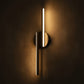 LED Wall Light | Modern Black Aluminum Sconce with Dual Bar Design