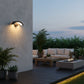 Modern Wall Light | IP65 Waterproof Curved Arch LED Outdoor Sconce 10W