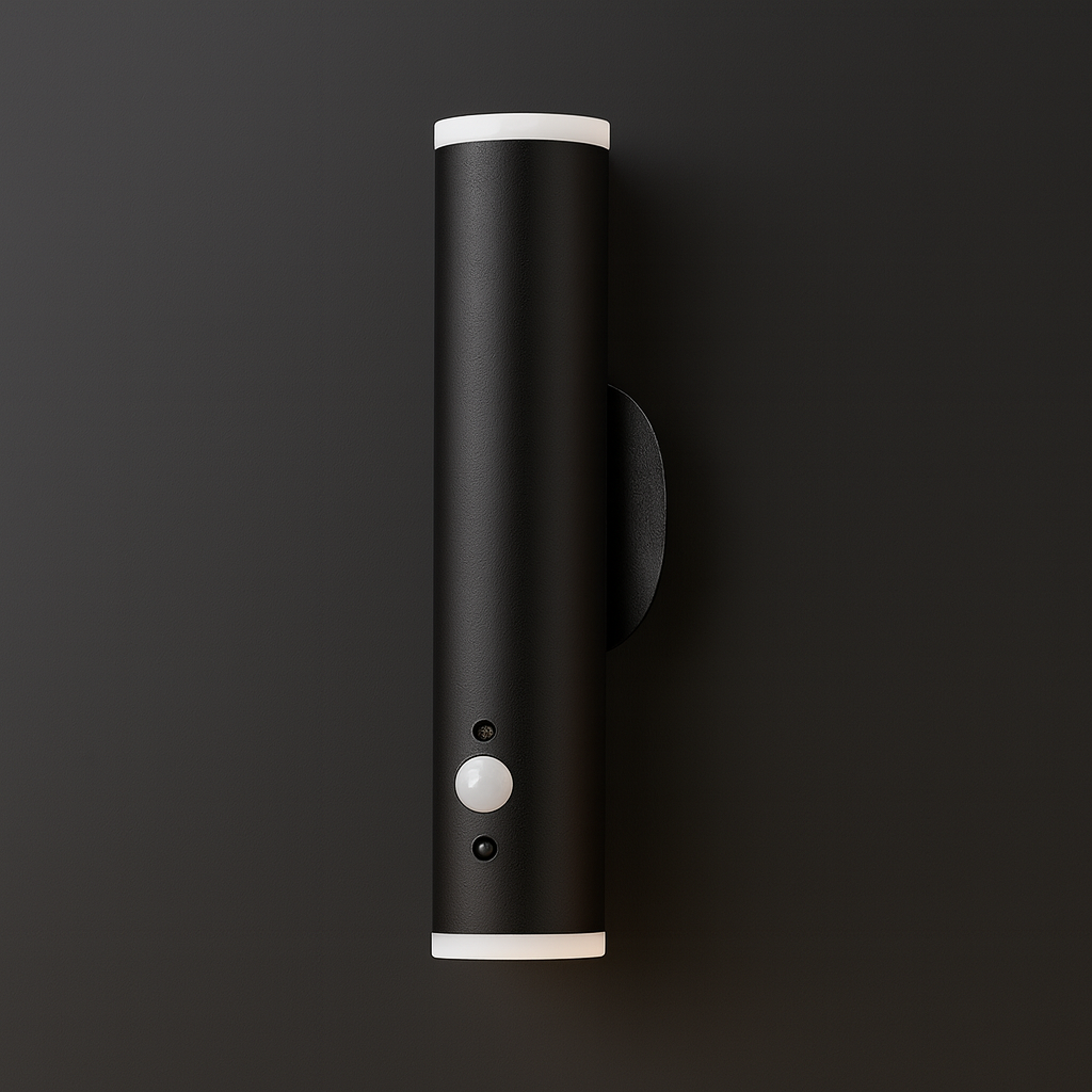 Stick-On Rechargeable Wall Light | Slim Metal Tube with Remote & Light Sensor