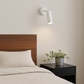 Stick-On Wall Light | Adjustable LED Spotlight in Black or White Aluminum