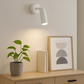 Stick-On Wall Light | Adjustable LED Spotlight in Black or White Aluminum