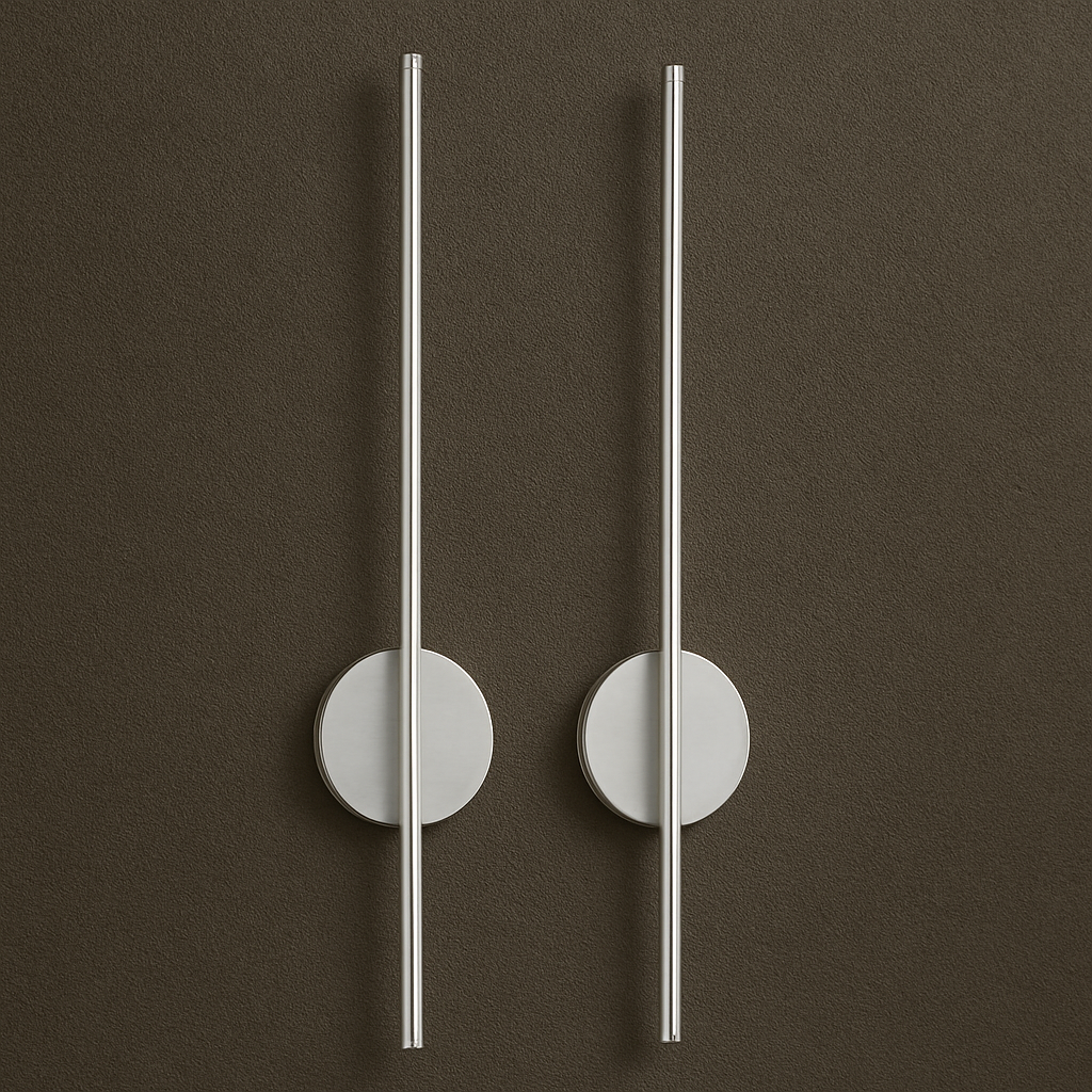 Stick-On Rechargeable Wall Light | Modern Vertical Slim Led Sconce