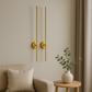 Stick-On Rechargeable Wall Light | Modern Vertical Slim Led Sconce