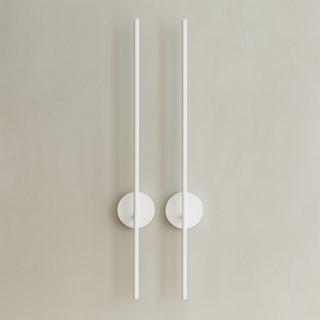 Stick-On Rechargeable Wall Light | Modern Vertical Slim Led Sconce