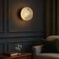 Modern Glass Wall Light | LED Nordic Round Glass Sconce with Acrylic Shade