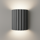 Modern Wall Light | Modern Ribbed Resin Cylinder Sconce