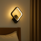 LED Wall Light | Modern Round Aluminum Sconce with Milky White Silicone Shade