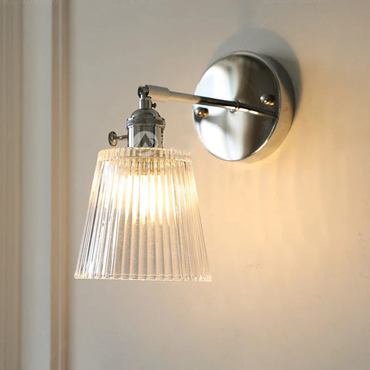 Contemporary Wall Light | Chrome Wall Sconce with Dual Frosted Glass Globes and Slim Curved Arm