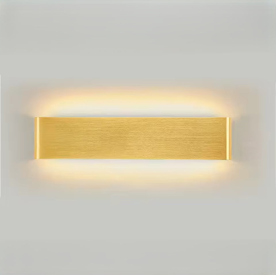 LED Wall Light | Rectangular Up & Down Sconce with Remote