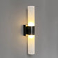 Modern Wall Light | Vertical Double-Ended Glass Tube Sconce