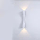 Contemporary LED Wall Light | Slim Hourglass Brass Up & Down Sconce