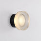Modern Glass Wall Light | LED Nordic Round Glass Sconce with Acrylic Shade