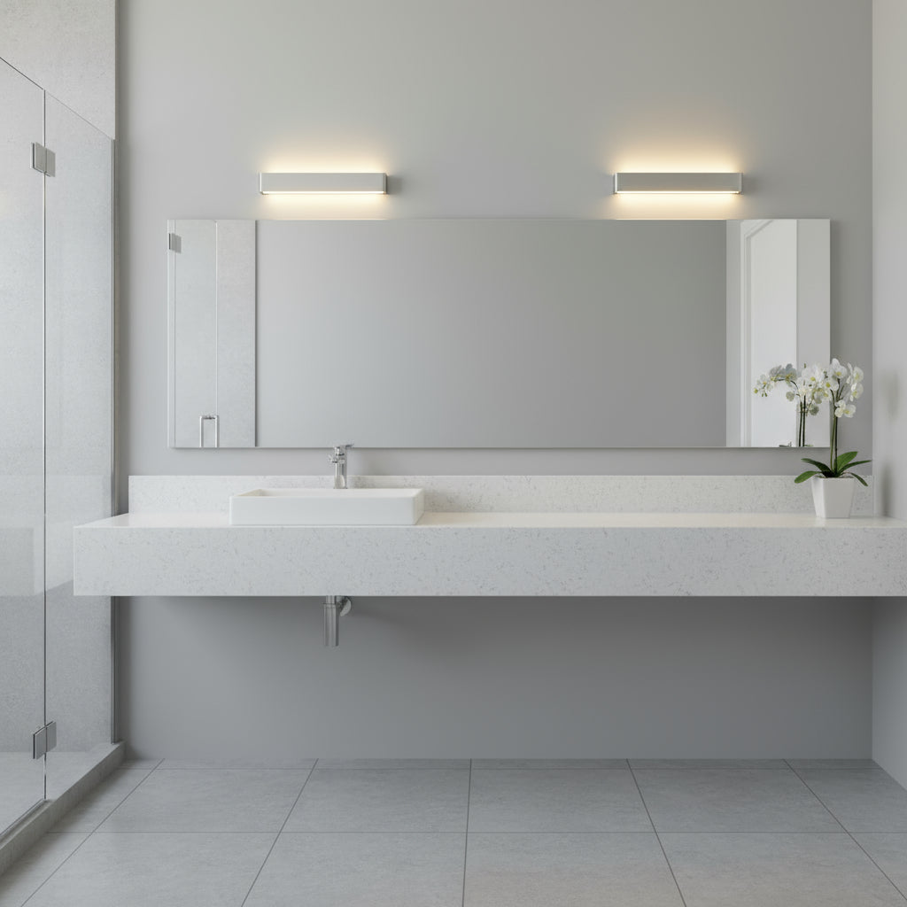 LED Wall Light | Rectangular Up & Down Sconce with Remote