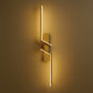 Contemporary Wall Light | Aluminum Sconce with Dual Zigzag LED Strips