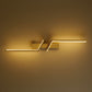 Contemporary Wall Light | Aluminum Sconce with Dual Zigzag LED Strips